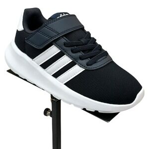 Adidas LiteRacer Little Boys Slip-on Running Shoes Size 11 Navy Blue Sneakers